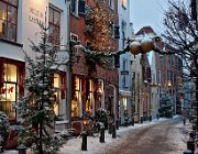 Walstraat, Deventer  (c) Henk Melenhorst : sneeuw, winter, Dickens, Walstraat